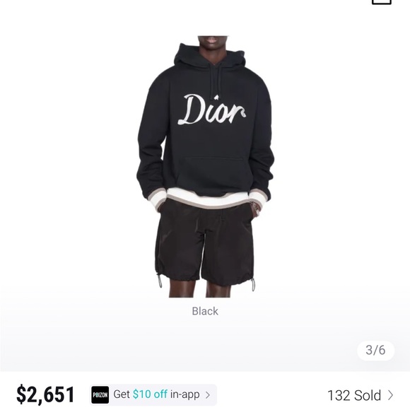 Authentic Dior Men 47 Hoodie - Picture 7 of 7